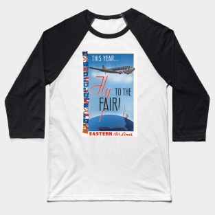 Fly to the Fair USA Vintage Poster 1939 Baseball T-Shirt